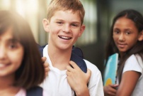 Rentrée au collège Collégien reprenant les cours lors de la rentrée 2017